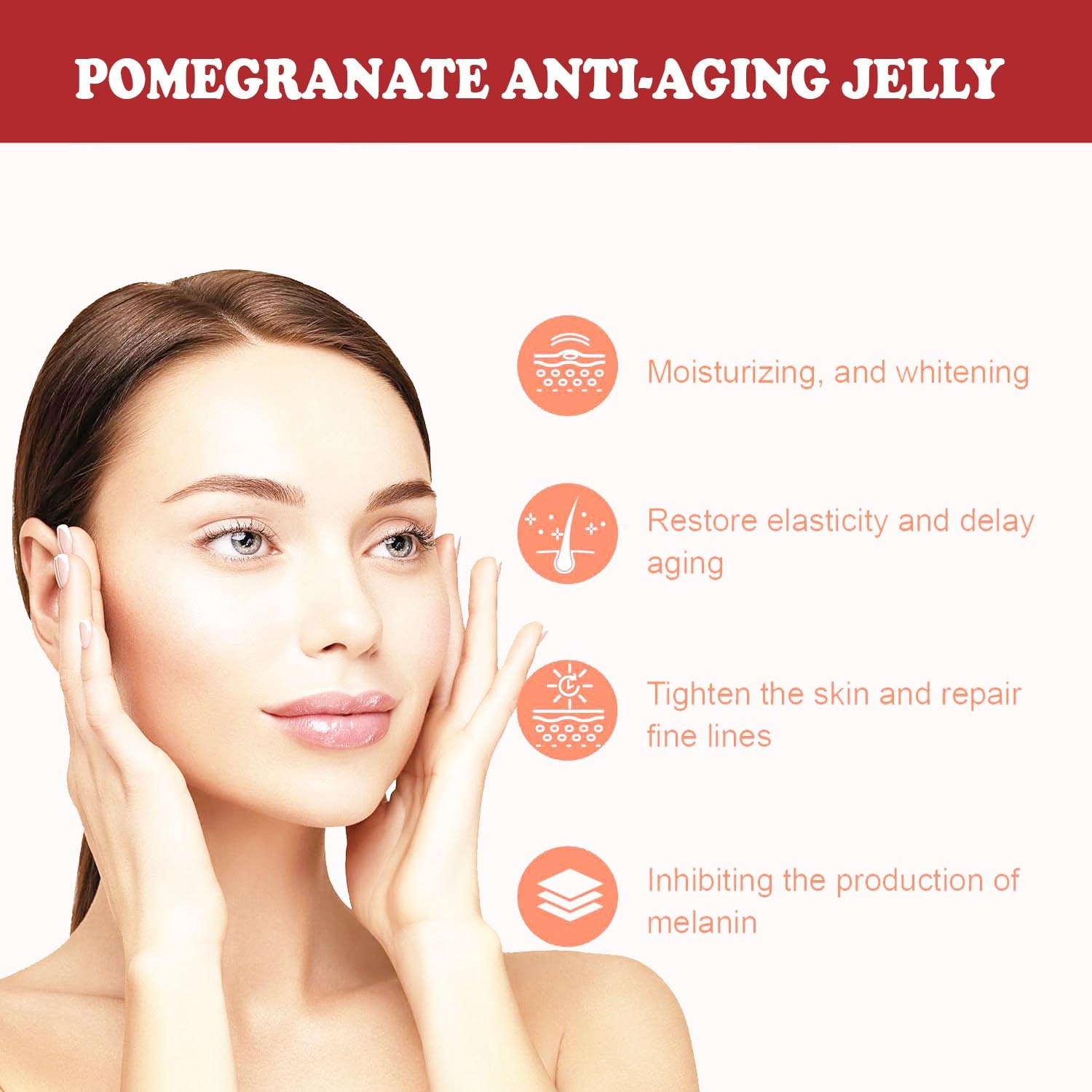 OEM Collagen Skin care supplements Jelly Stick Private label Pomegranate Anti aging product for Skin Whitening