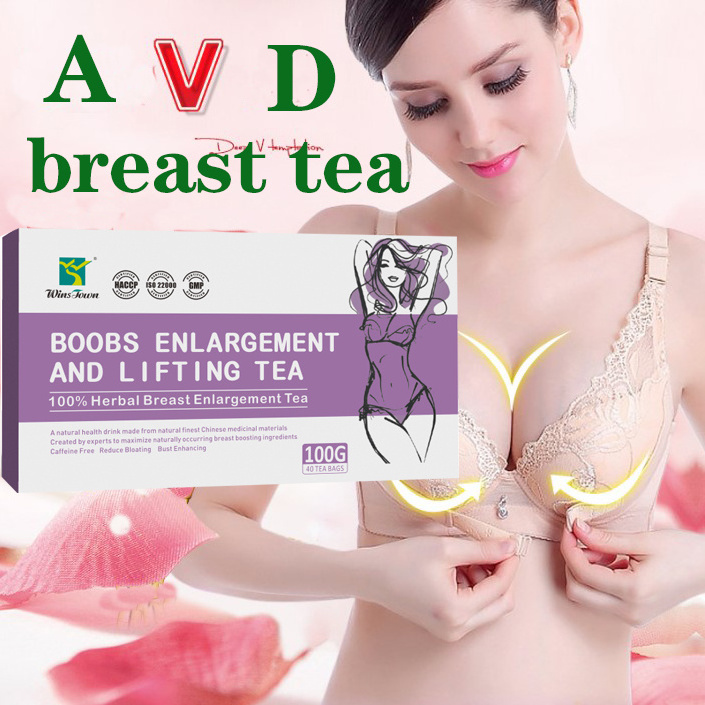 Private Label boobs enlargement and lifting tea 100% chinese herbal big breast enlargement firmness tea Increase cup size