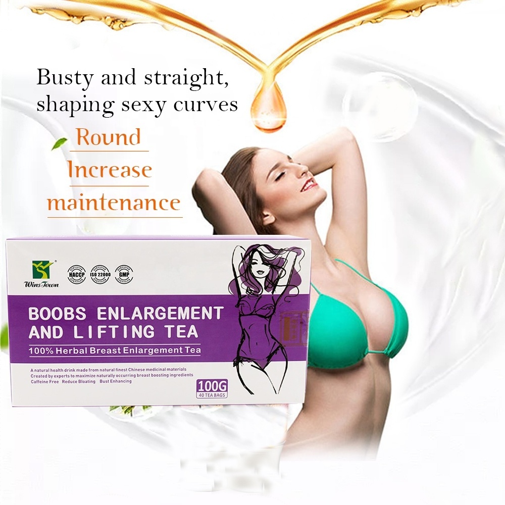 Private Label boobs enlargement and lifting tea 100% chinese herbal big breast enlargement firmness tea Increase cup size