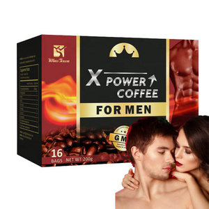 Custom Instant black Maca Coffee Private label energy X man power coffee for men