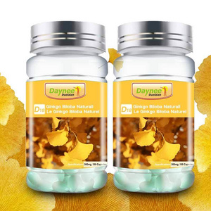 Private label Ginkgo Biloba Extract powder herbal Healthcare Supplement herbs Ginkgo Biloba Capsules