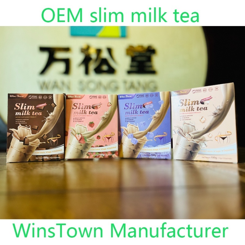 winstown best slim milk tea weight loss green slimming coffee Instant slimming meal replacement powder fat burning Milkshake