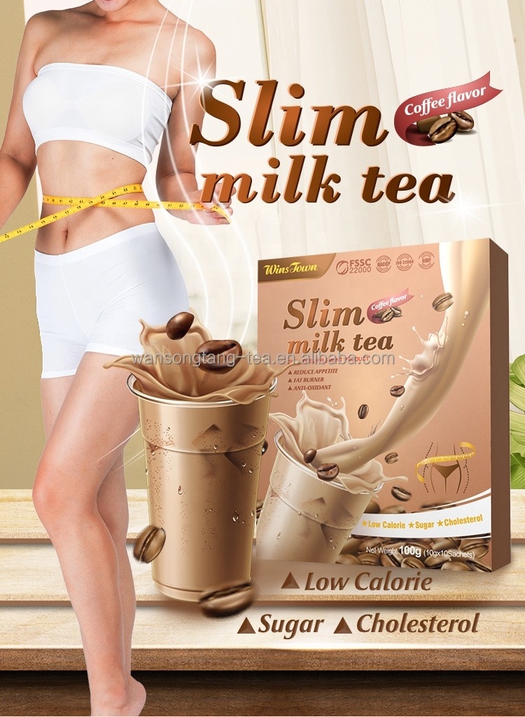 winstown best slim milk tea weight loss green slimming coffee Instant slimming meal replacement powder fat burning Milkshake