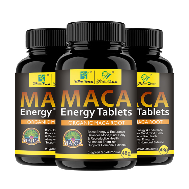 Maca Energy Boosting Tablets Supplements Natural Herbal Healthy Reproductive Tablets