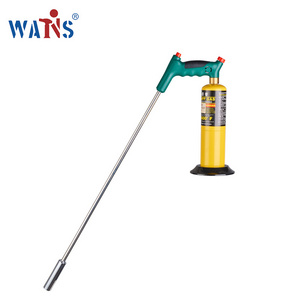 Propane flamethrower with screw screw connection for yard weeding outdoor barbecue mapp torch lighter