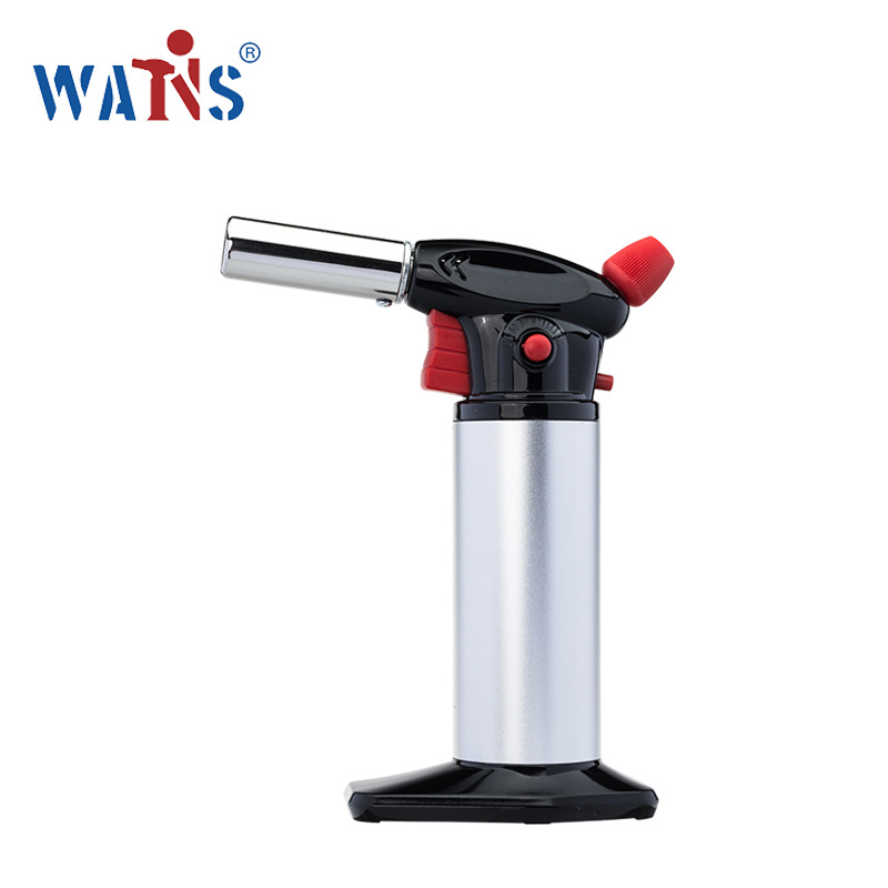 Color Spray Portable Refillable Cooking Creme Brulee Butane Torch Kitchen Gas Lighter BS-640