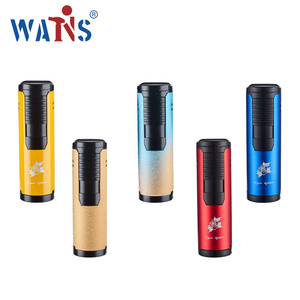 Portable Reusable Butane Gas Microjet Flame Cigar Lighter for Smoking Accessories