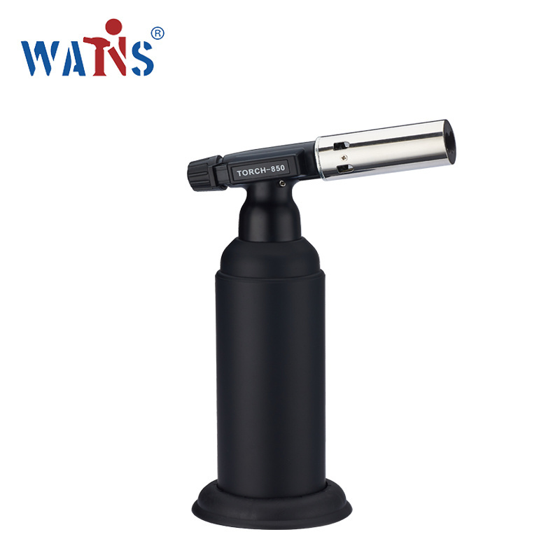 Color spray professional safe high temperature kitchen cooking mini butane gas jet flame heating torch lighter