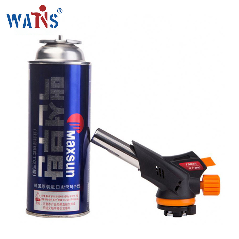 Factory wholesale WS 509C 1300 degree auto Ignition blue flame butane fire gun blow gas torch