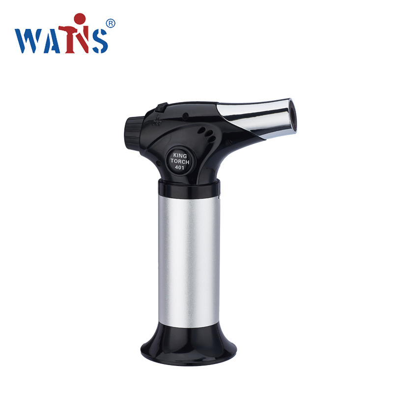 BS-401 kitchen torch white black jet flame kitchen butane gas torch lighter gas welding torch lighter