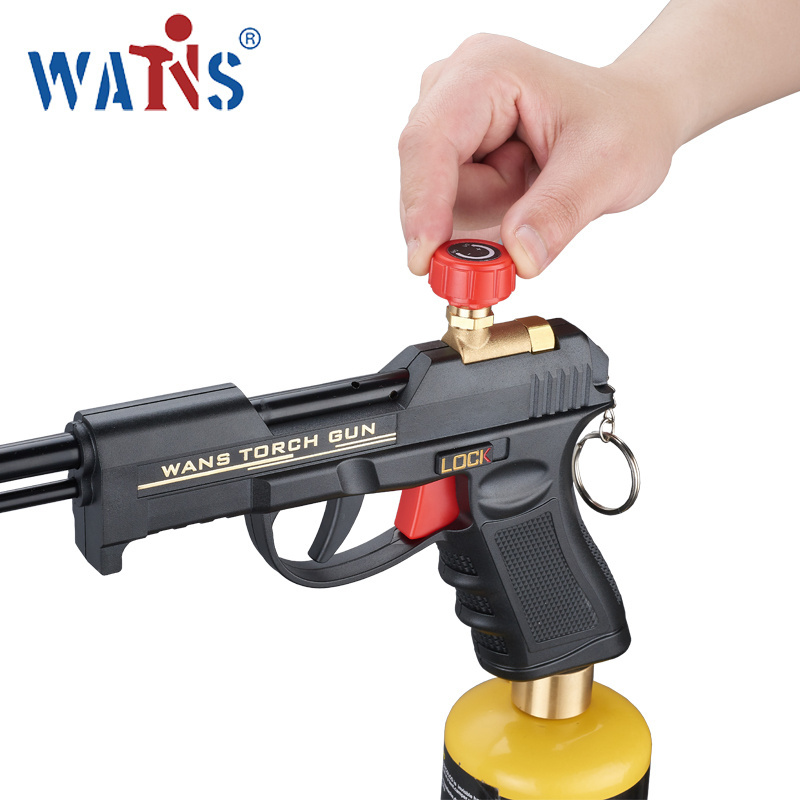 Manufacturers direct sales windproof propane torch lighter with safety lock kitchen special for baking steak cooking spray gun