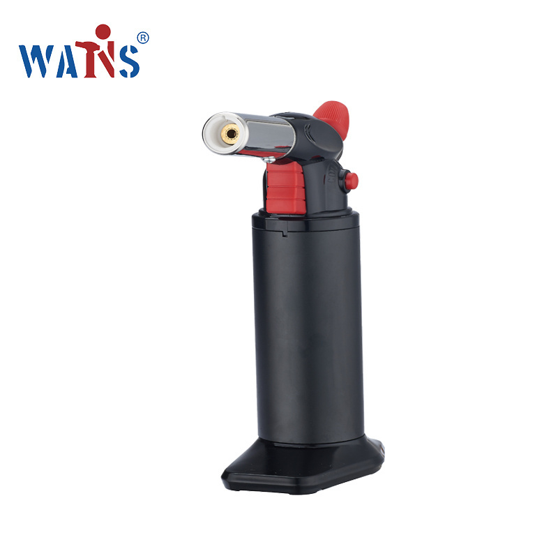 Micro kitchen cooking portable refillable butane gas jet flame lighter flashlight BS-640