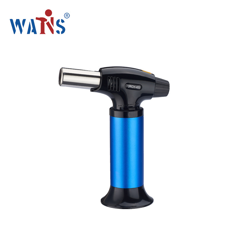 Windproof BS-400S adjustable blue flame business gift special baking lighter security lock butane torch