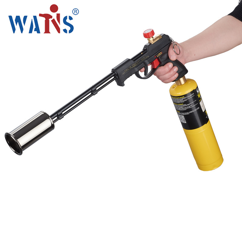 Windproof propane firearm customizable fire party for high temperature flame spray mapp torch lighter