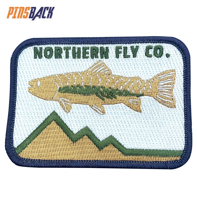 Custom 3D Embroidery Patches Badge Logo Hand Embroidery Patch Design Woven Patch