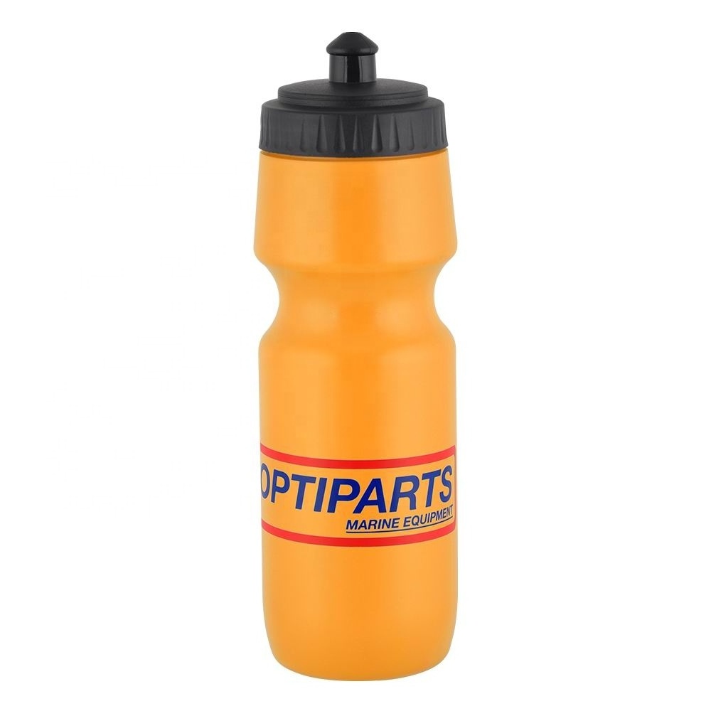 Hot Sale Cheap Promotional Food Grade BPA Free For Bicycle 750ML Soft Hockey PE Plastic Water Bottle with Push-Pull Lid