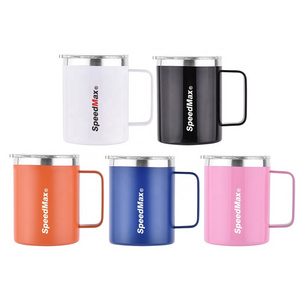 12 oz Vacuum Insulated Coffee Mug Double Wall Thermo Coffee Cup Stainless Steel Travel Tumbler Coffee Thermos Outdoor