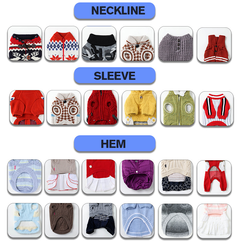 Wholesale Classic Luxury Dog Sweater High Quality Knit dog sweater Cardigan Fashionable Pet Clothes from Modern Pet sweater