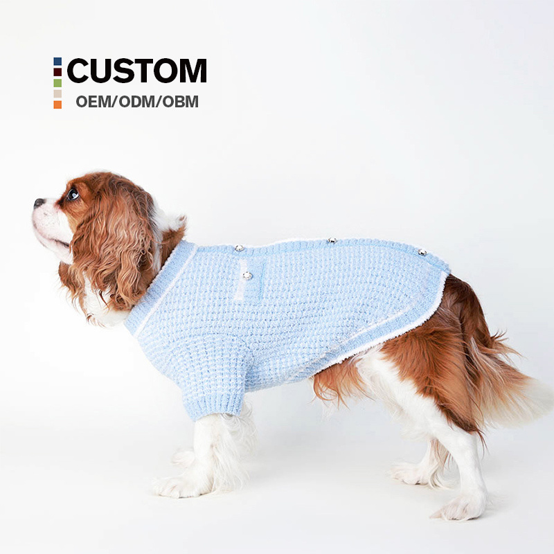 Wholesale Classic Luxury Dog Sweater High Quality Knit dog sweater Cardigan Fashionable Pet Clothes from Modern Pet sweater