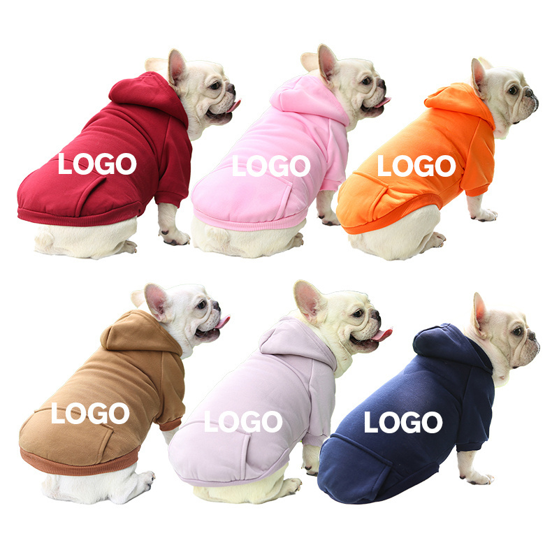 Custom Designer Luxury Dog Sweatshirt XL & XS Size Hoodie Coat for Cats for Spring & Autumn Print Pattern Pet Apparel