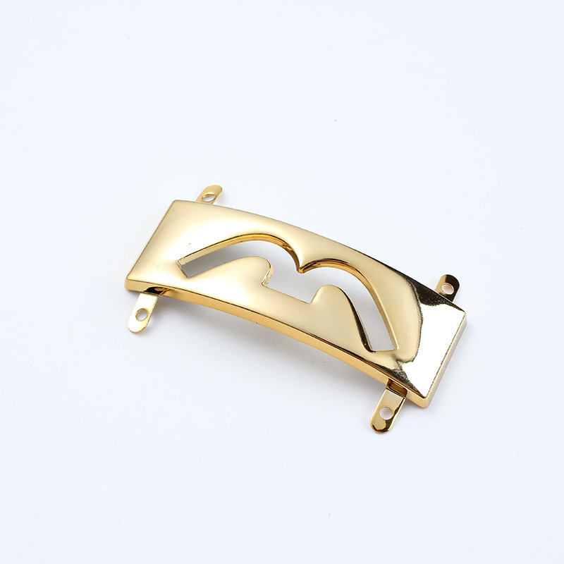 fashion gold metal ladies shoes buckle strap accessories metal shoes buckle