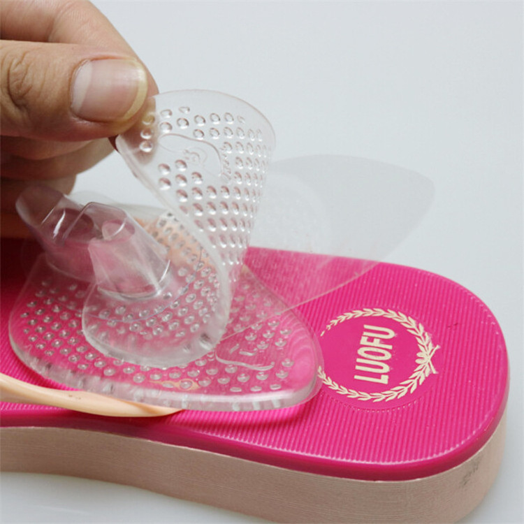 Factory selling  anti-slip massage front half pad sandals front pad flip-flops forefoot pad