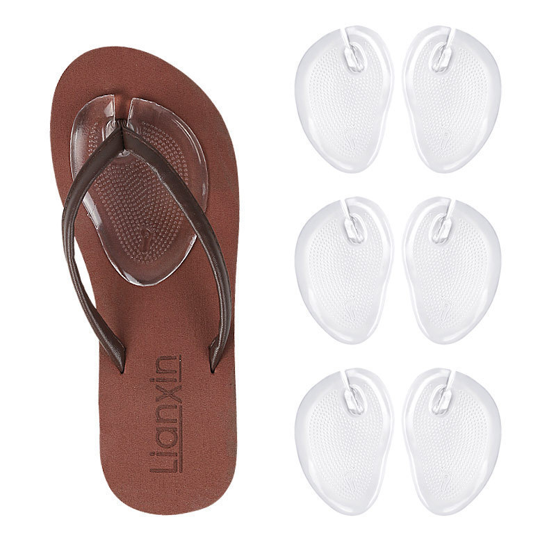 Factory selling  anti-slip massage front half pad sandals front pad flip-flops forefoot pad