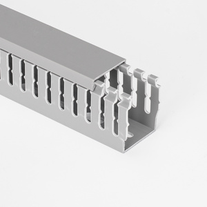 Top quality Square Wiring Cable Duct 40x40 Multi Color PVC slotted cable trunking Free samples cable trunking channel