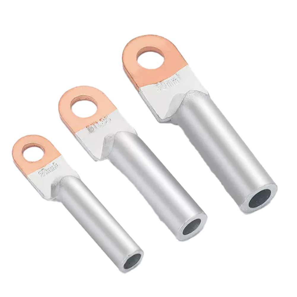 DTL Series Bimetallic Cable Lug Connecting Terminal Copper-Aluminium 10-630 Square MMCopper-aluminum bimetal terminal lugs