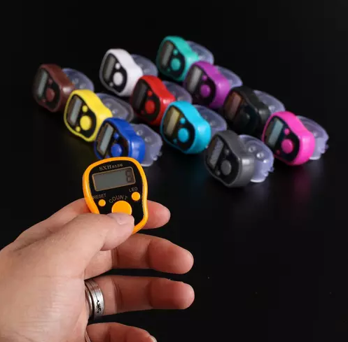 Ring style hand tally counter Tasbeeh finger counter