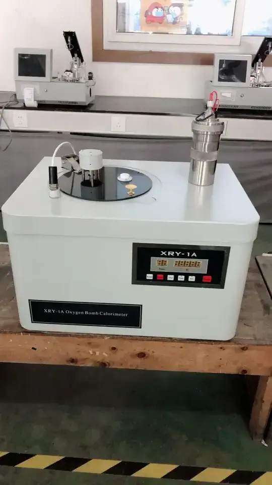 XRY-1A Petroleum Products Automatic Digital Oxygen Bomb Calorimeter Testing Machine good price