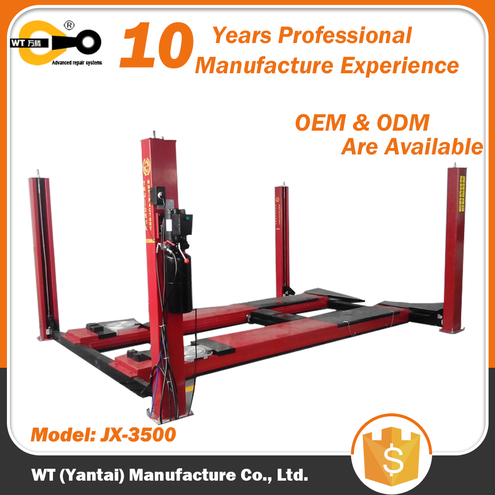 used 4 Post Car Lift / four post car lift for wheel alignment for sale