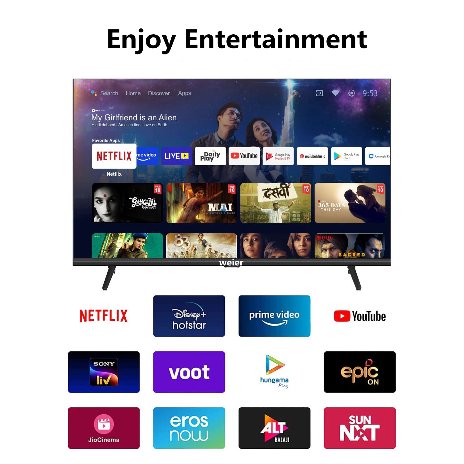 manufacturer television Multimedia 4k Android smart  tv