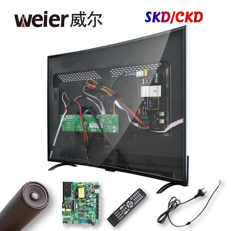 WEIER tv factory cheap price 19 22 24 Inch HD Lcd Led Tv Spare Parts televisions