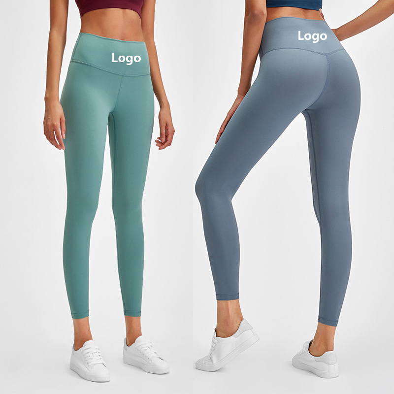 D19037 Lululemone High Waisted Inside Pocket Butt Lift Fitness Gym Clothes Yoga Women Lulu Yoga With Logo Yoga Leggings Pants