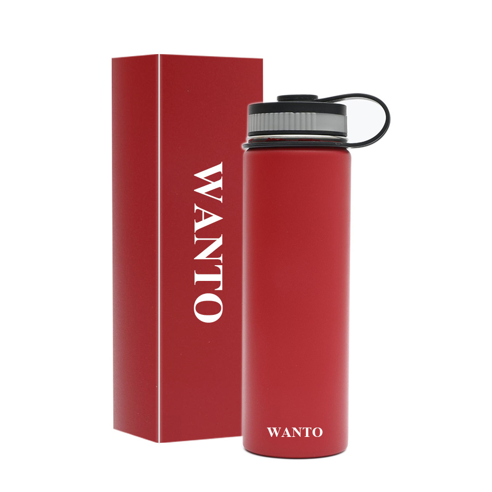 Wanto 18oz Online Top Selling Kids Stainless Steel Travel Outdoor Drinking Water Bottles Bulk With Custom Logo And Color