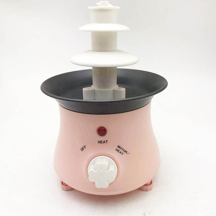 Electric Chocolate Fondue Fountain Machine Chocolate Fountain 3 Tier Hot Chocolate Fondue Fountain Melt Dipping Machine Warmer