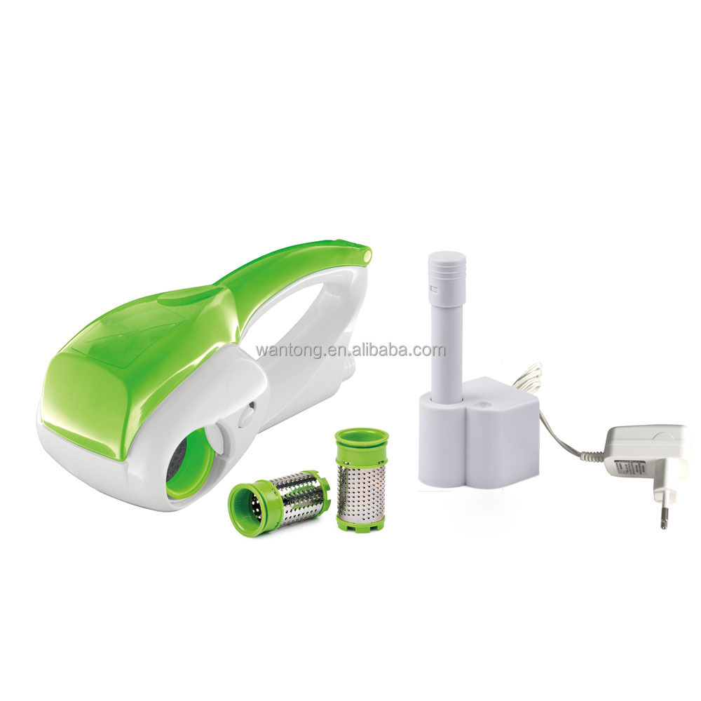 GS/ETL/BSCI Electric Rechargeable Home Kitchen Use Parmesan Rotary Handheld Cordless Nut Crusher Cheese Machine