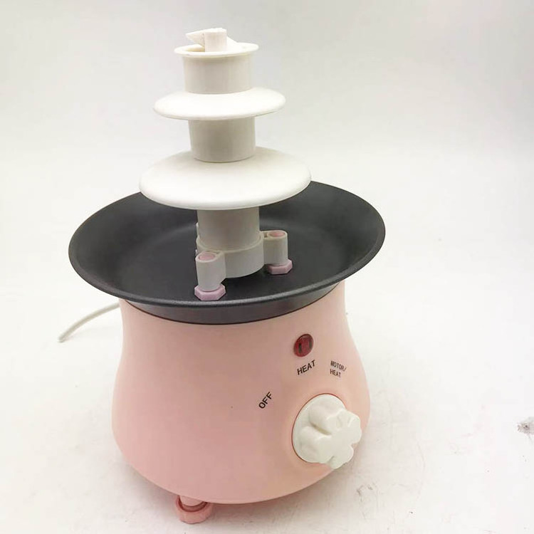 Electric Chocolate Fondue Fountain Machine Chocolate Fountain 3 Tier Hot Chocolate Fondue Fountain Melt Dipping Machine Warmer