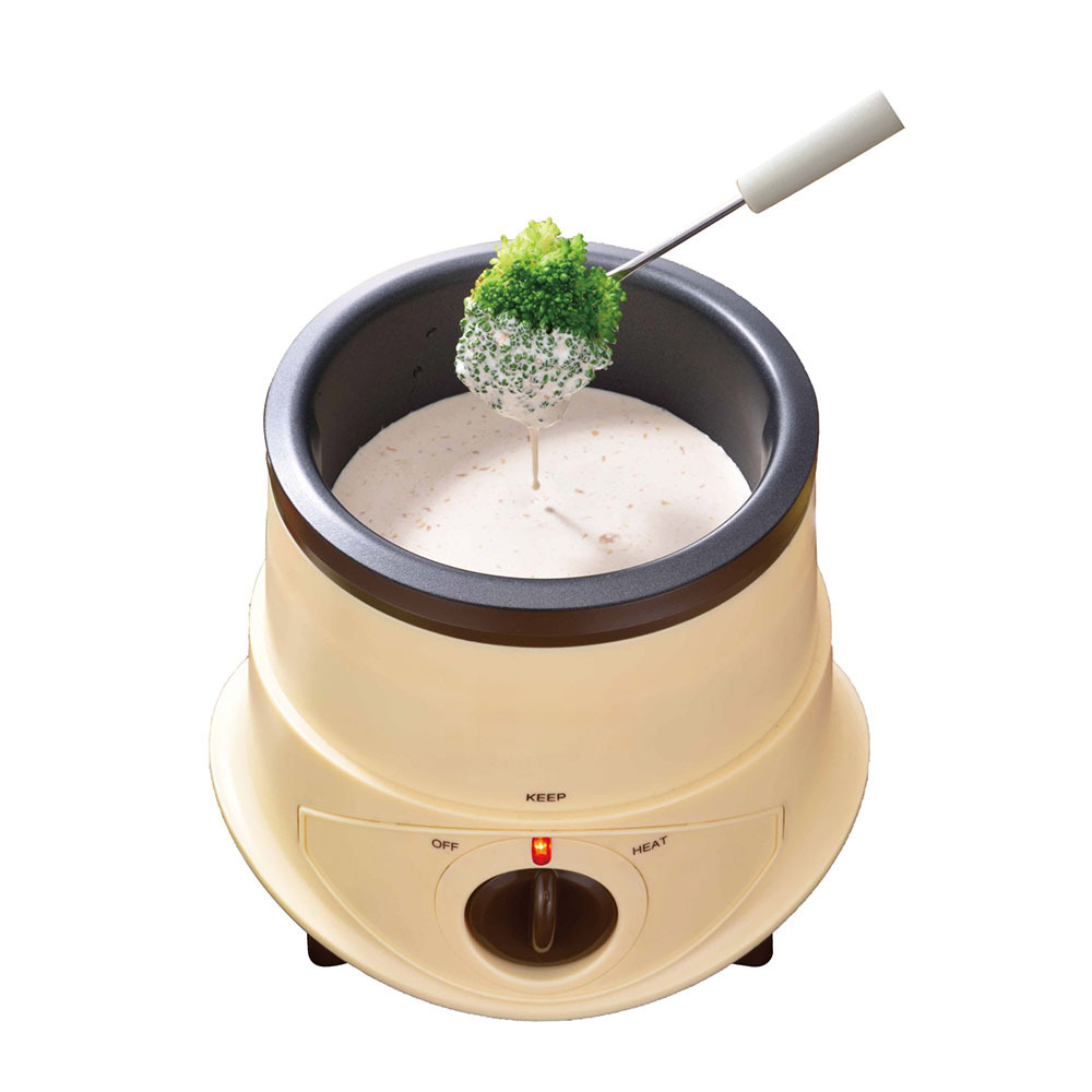 Electric Mini Chocolate Fondue Maker Sets Wax Warmer Party Cheese Melting Pots With Melting Pot with CE/ROHS/LFGB/ETL Approval