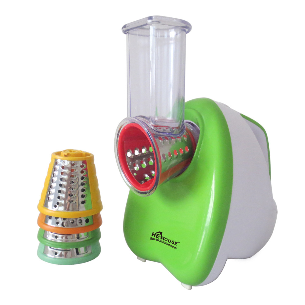 Salad Maker Electric Shredder, Slicer, Chopper with One-Touch Control and 5 Free Attachments