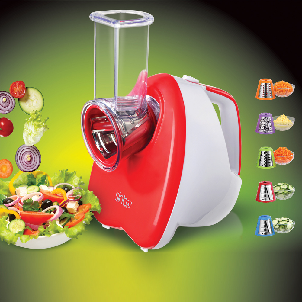 Electric vegetable slicer shredder food processor salad maker