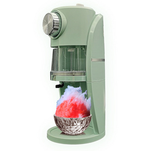 Professional Electric Ice Crusher Plastic Snow Cone Ice Shaver Machine for Household Home Kitchen Use Low Price