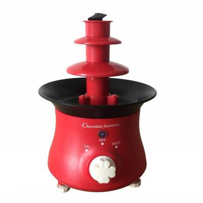 Electric Chocolate Fondue Fountain Machine Chocolate Fountain 3 Tier Hot Chocolate Fondue Fountain Melt Dipping Machine Warmer