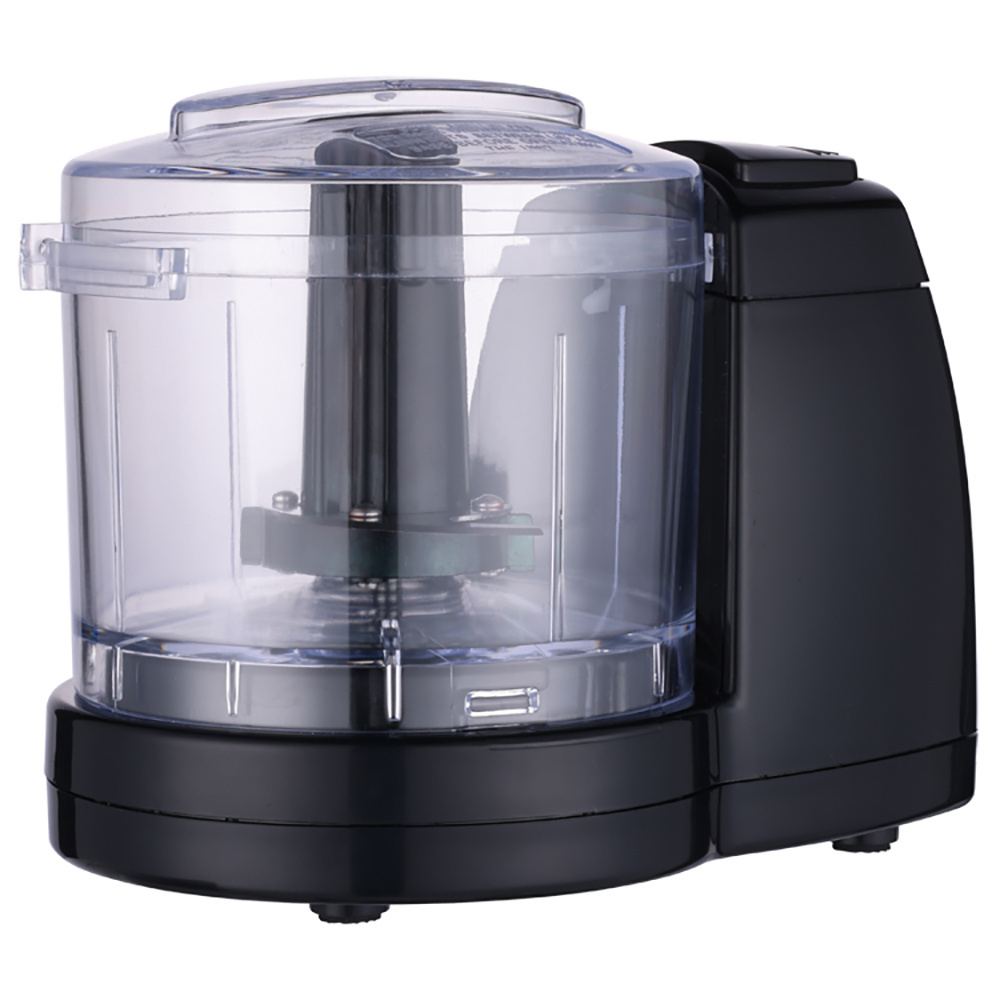 220V Mini Household Portable Electric Food Chopper Vegetable Processor with 2 Cup One-Touch