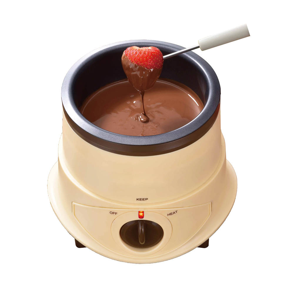 Electric Mini Chocolate Fondue Maker Sets Wax Warmer Party Cheese Melting Pots With Melting Pot with CE/ROHS/LFGB/ETL Approval