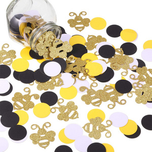 Bee Confetti Gold Glitter Bee Confetti  for Bee Themed Party Baby Shower Birthday Table Party Decoration