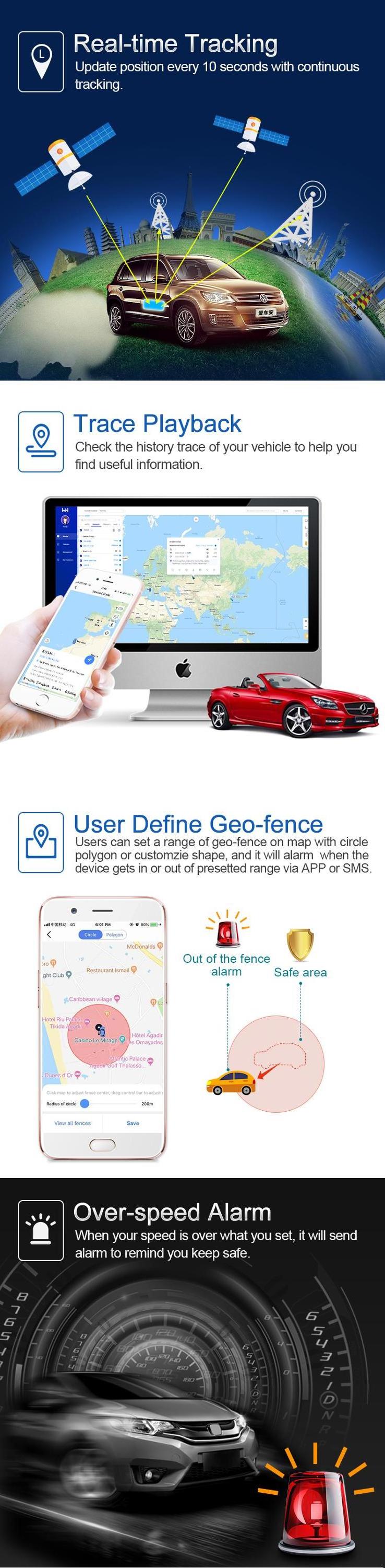 4G OBD2 GPS GS22 LTE WIFI Wireless Hotspot ACC Detection Car Fleet Management Customized Gps tracker GPS Tracking device