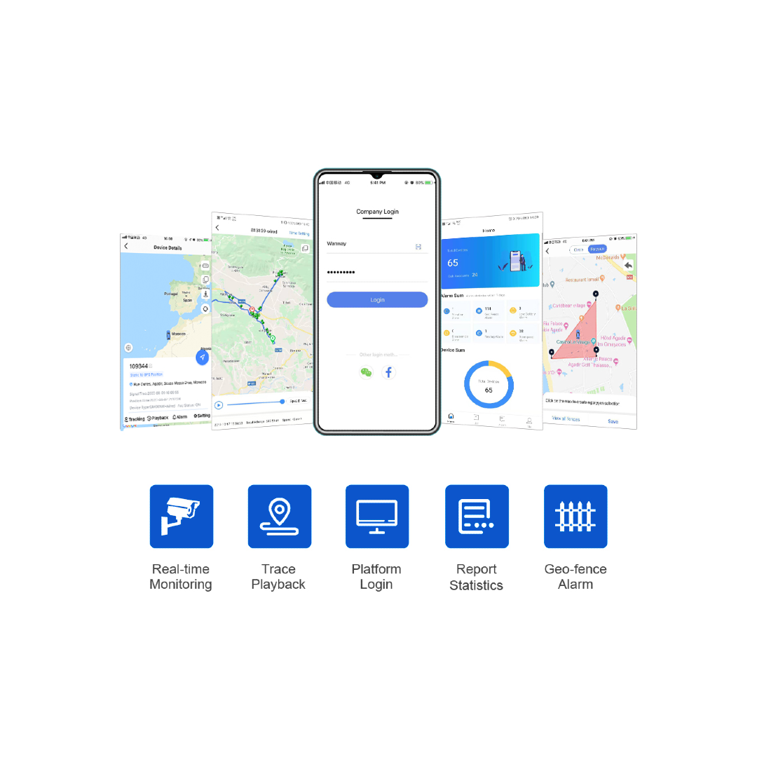 Best GPS Software WanWayTrack Tracking System Vehicle Management Platform Android & iOS App