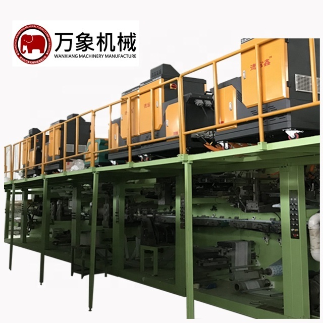 Fully automatic baby diaper production line making machine